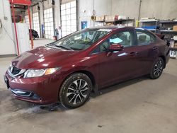 Honda salvage cars for sale: 2015 Honda Civic EX