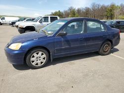 Salvage cars for sale from Copart Brookhaven, NY: 2001 Honda Civic EX