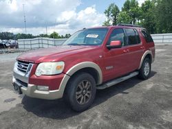 Ford Explorer salvage cars for sale: 2008 Ford Explorer Eddie Bauer