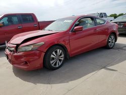 Salvage cars for sale from Copart Grand Prairie, TX: 2012 Honda Accord EX