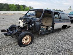 Chevrolet Suburban salvage cars for sale: 1991 Chevrolet Suburban R1500