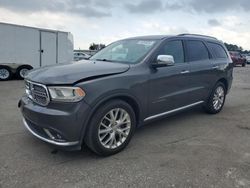 Dodge Durango salvage cars for sale: 2015 Dodge Durango Citadel