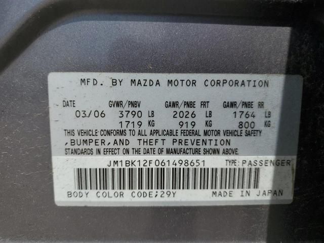 2006 Mazda 3 I