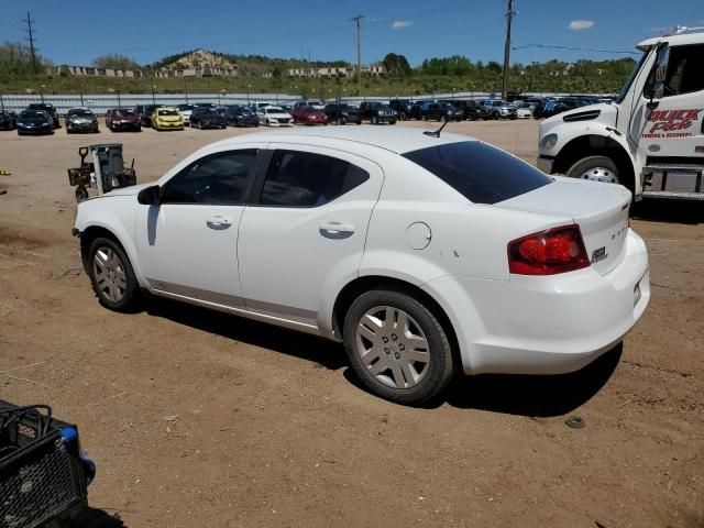 2012 Dodge Avenger SE