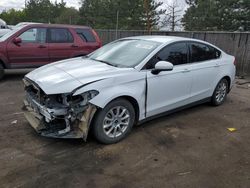 Ford Fusion S salvage cars for sale: 2015 Ford Fusion S