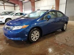 Honda salvage cars for sale: 2012 Honda Civic LX