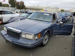 Lincoln Town car salvage cars for sale: 1992 Lincoln Town Car Executive