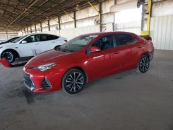 Toyota Corolla salvage cars for sale: 2017 Toyota Corolla L