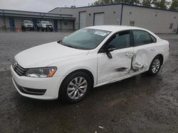 Salvage cars for sale from Copart Arlington, WA: 2012 Volkswagen Passat S