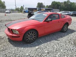 Vehiculos salvage en venta de Copart Mebane, NC: 2005 Ford Mustang