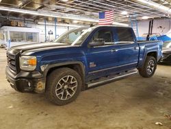 Salvage cars for sale from Copart Wheeling, IL: 2015 GMC Sierra K1500 SLE