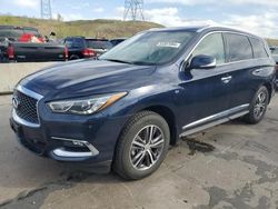 Salvage cars for sale from Copart Littleton, CO: 2019 Infiniti QX60 Luxe