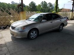 Salvage cars for sale from Copart Gaston, SC: 2002 Toyota Camry LE