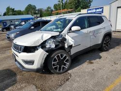 Jeep Compass salvage cars for sale: 2019 Jeep Compass Limited