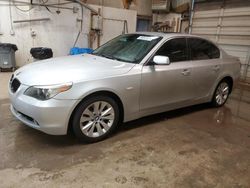 BMW salvage cars for sale: 2007 BMW 550 I