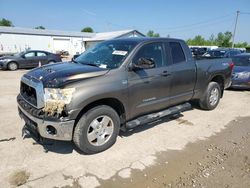 Salvage cars for sale from Copart Pekin, IL: 2007 Toyota Tundra Double Cab SR5