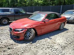 Salvage cars for sale from Copart Waldorf, MD: 2016 BMW 228 XI Sulev