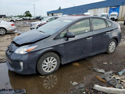 Toyota Prius salvage cars for sale: 2012 Toyota Prius PLUG-IN