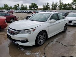 Honda Accord salvage cars for sale: 2017 Honda Accord Touring