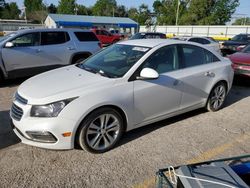 Salvage cars for sale from Copart Wichita, KS: 2016 Chevrolet Cruze Limited LTZ