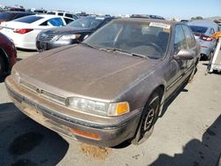 Honda Vehiculos salvage en venta: 1992 Honda Accord LX