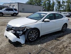 Acura salvage cars for sale: 2017 Acura TLX Tech