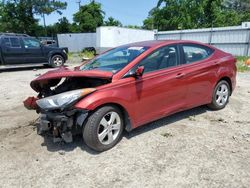 Hyundai salvage cars for sale: 2012 Hyundai Elantra GLS