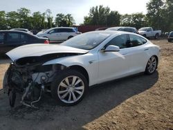 Tesla Vehiculos salvage en venta: 2015 Tesla Model S 85D