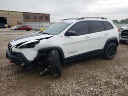 2017 Jeep Cherokee Trailhawk en venta en Kansas City, KS