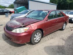 Vehiculos salvage en venta de Copart Midway, FL: 2002 Toyota Camry LE