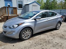 Salvage cars for sale from Copart Lyman, ME: 2015 Hyundai Elantra SE