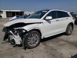 Salvage cars for sale from Copart Sun Valley, CA: 2023 Infiniti QX50 Luxe
