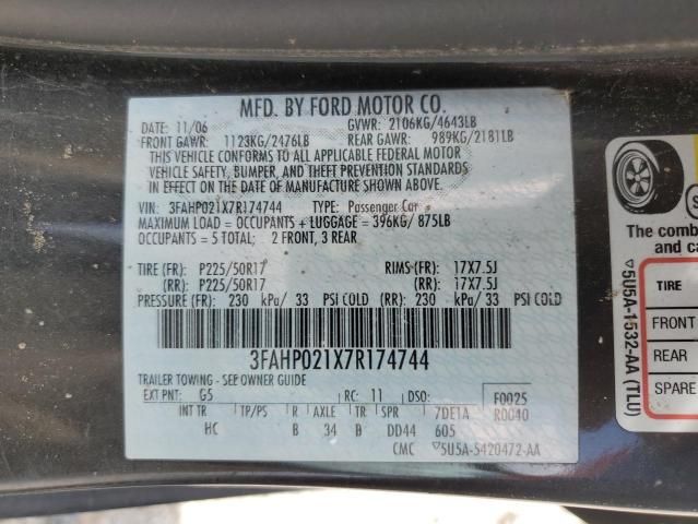 2007 Ford Fusion SEL