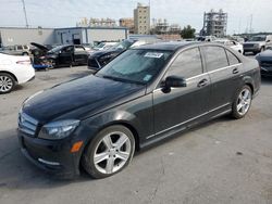 Mercedes-Benz salvage cars for sale: 2011 Mercedes-Benz C 300 4matic