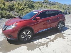 Salvage cars for sale from Copart Reno, NV: 2018 Nissan Murano S