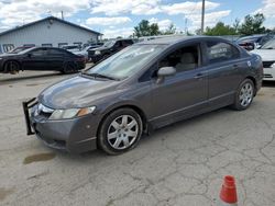 Salvage cars for sale from Copart Pekin, IL: 2010 Honda Civic LX