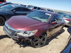 Honda Vehiculos salvage en venta: 2016 Honda Accord Sport