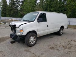 Salvage cars for sale from Copart Arlington, WA: 2011 Ford Econoline E250 Van