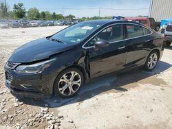 Salvage cars for sale from Copart Lawrenceburg, KY: 2017 Chevrolet Cruze Premier