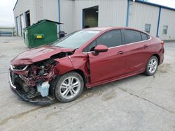 Vehiculos salvage en venta de Copart Tulsa, OK: 2017 Chevrolet Cruze LT