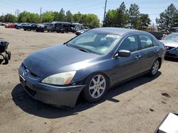 Honda Accord EX salvage cars for sale: 2004 Honda Accord EX