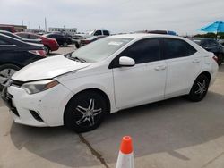 Toyota Corolla l salvage cars for sale: 2016 Toyota Corolla L