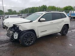 Jeep Cherokee Limited salvage cars for sale: 2019 Jeep Cherokee Limited