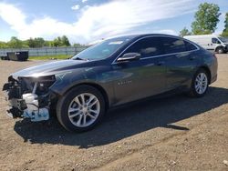 Chevrolet salvage cars for sale: 2017 Chevrolet Malibu LT