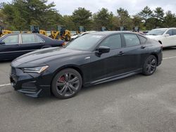 Salvage cars for sale from Copart Brookhaven, NY: 2022 Acura TLX Tech A
