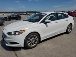 Salvage cars for sale from Copart Grand Prairie, TX: 2017 Ford Fusion SE