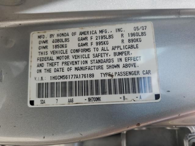 2007 Honda Accord Value