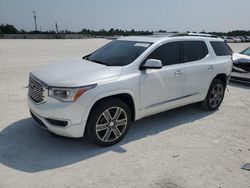 Salvage cars for sale from Copart Arcadia, FL: 2017 GMC Acadia Denali