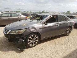 Honda salvage cars for sale: 2015 Honda Accord Sport