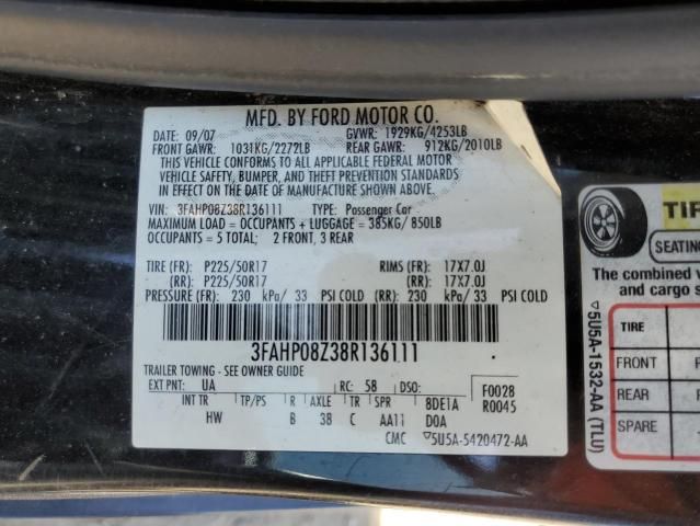 2008 Ford Fusion SEL